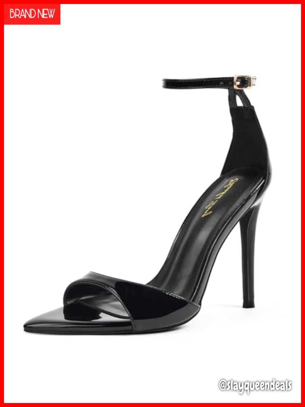 Elisabet Tang Women's High Heels Pointed Open Toe Heeled Sandals